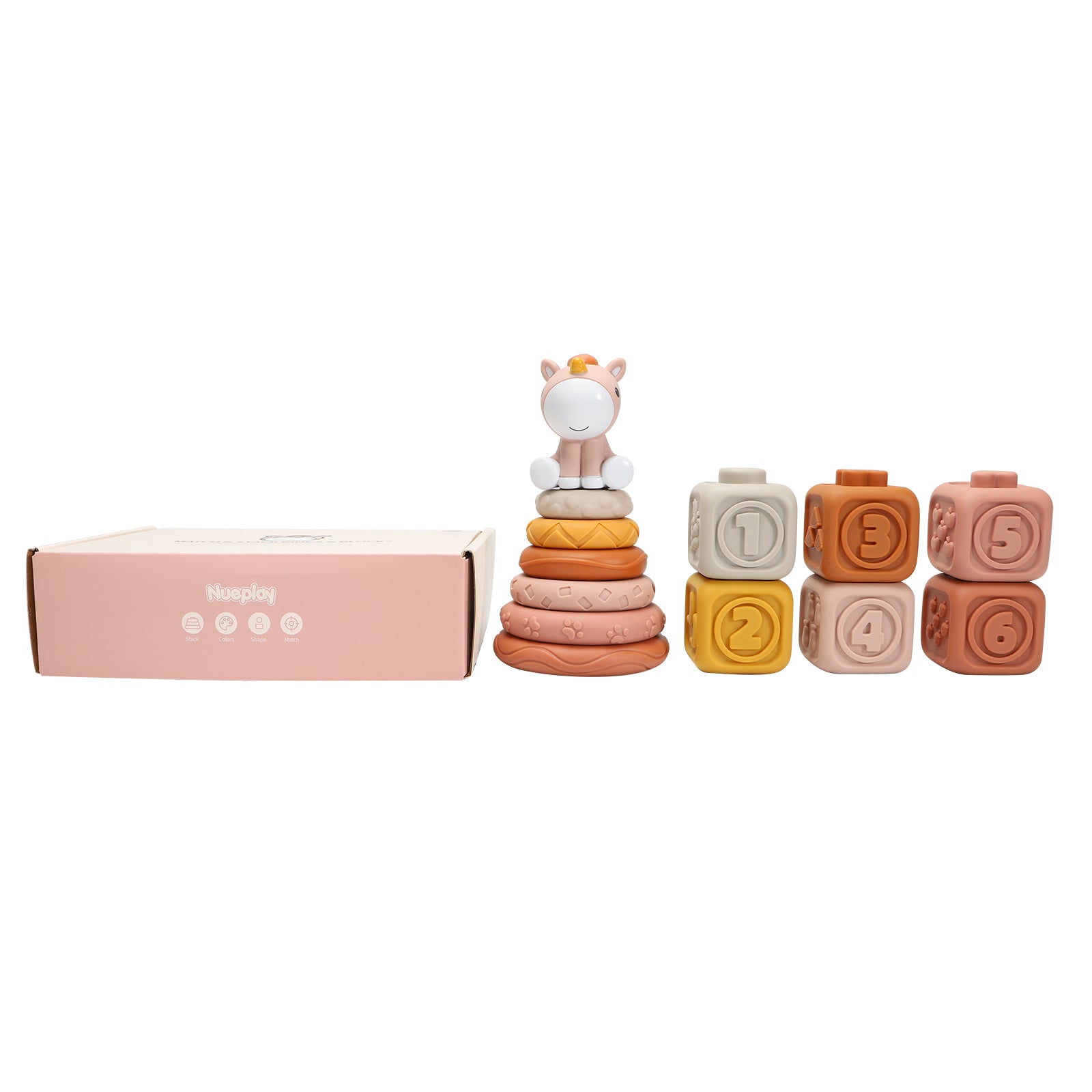 Unicorn Sensory Blocks & Stacker Kit