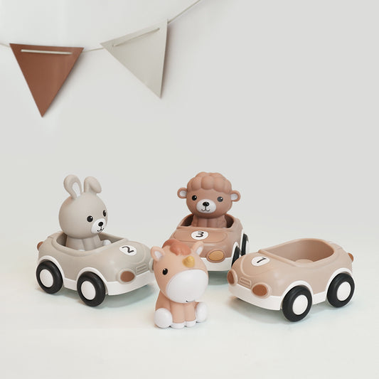 3pack Animal Racing Cars